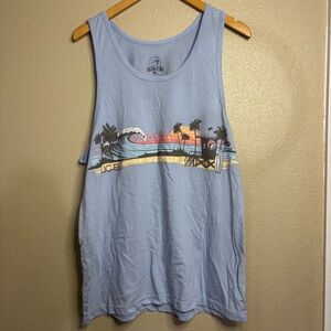 Buc-ee's Light Blue Graphic Men’s Tank Top size XL